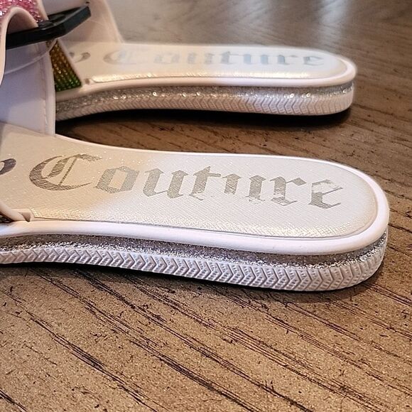 Juicy Couture rainbow blingy sandals size 7 NWT - Picture 3 of 5